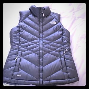 North Face grey vest